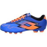 Chaussures de foot Lotto sneakers bleu cuir orange BT586
