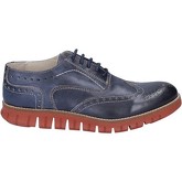 Chaussures Ossiani élégantes bleu cuir BT857