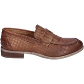Chaussures Ossiani mocassins marron cuir BT851