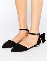 Miss KG - Norah Bow - Chaussures plates avec nœud - Noir