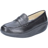 Chaussures Mbt mocassins noir cuir AB465