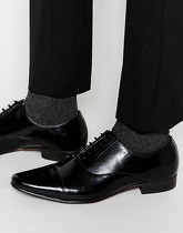 ASOS DESIGN - Chaussures Oxford en cuir à bout renforcé - Noir - Noir