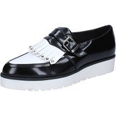 Chaussures Cult élégantes noir cuir brillant blanc BZ270