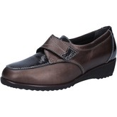 Chaussures Susimoda mocassins marron cuir cuir verni AD802