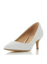 Head Over Heels By Dune Silver 'Annabel' Heeled Shoes