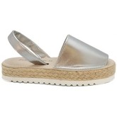 Espadrilles Fast Shoes 550 Doble piso Mujer Plata