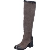 Bottes Moma bottes gris cuir BY928
