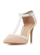 Head Over Heels By Dune Pink 'Carlina' Heeled Court Shoes