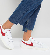 Nike - Blazer - Baskets - Blanc et rouge - Blanc