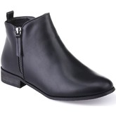 Boots La Modeuse Bottines noires avec zip fantaisie