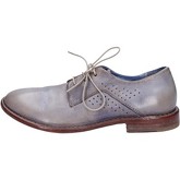 Chaussures Moma élégantes gris cuir bleu BT603