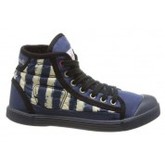 Chaussures Little Marcel Baskets Samba Up Stripes Bleu
