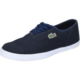 Chaussures Lacoste sneakers bleu toile BZ257