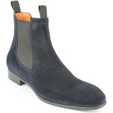 Boots Santoni chelsea boots velours bleu