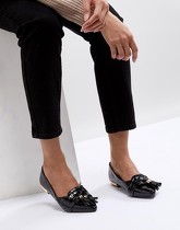 Miss KG - Nikki - Chaussures plates pointues avec glands - Noir