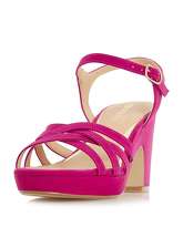 Head Over Heels by Dune Pink Jaclyn High Heel Sandals