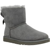Boots UGG Mini Bailey Bow velours Femme Gris