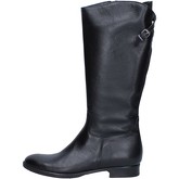 Bottes Trend bottes noir cuir AJ221
