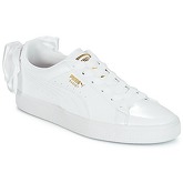 Chaussures Puma WN SUEDE BOW PATENT.WHITE