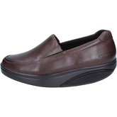 Chaussures Mbt mocassins slip on marron cuir performance BY272