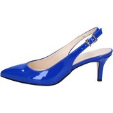 Chaussures escarpins Olga Rubini escarpins bleu cuir verni BY291