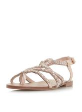 Head Over Heels by Dune Rose Gold 'Nadia' Sandals