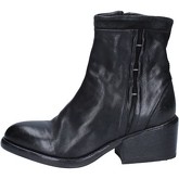 Boots Moma bottines noir cuir BY935