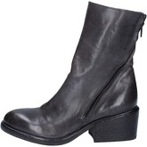 Boots Moma bottines gris cuir BY940