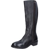 Bottes Moma bottes noir cuir BY926