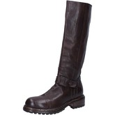 Bottes Moma bottes marron cuir BY929