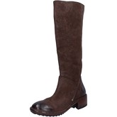 Bottes Moma bottes marron cuir BY930
