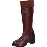 Bottes Moma bottes marron cuir BY931