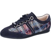 Chaussures Alessandro Dell'acqua sneakers bleu daim ky27