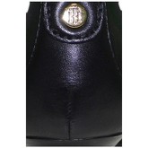 Chaussures escarpins Tommy Hilfiger Escarpin en cuir Flora noire pour femme