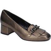 Chaussures escarpins Jeannot mocassins bronze cuir BX139