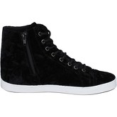 Chaussures Mancapane sneakers noir velours BX166