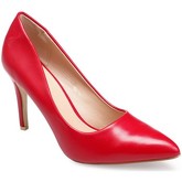 Chaussures escarpins La Modeuse Escarpins pointus rouges synthétique