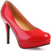 Chaussures escarpins La Modeuse Escarpin Grande Taille Stiletto Rouge