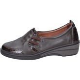 Chaussures Susimoda WALKSAN slip on mocassins marron cuir cuir verni BX555