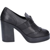Chaussures escarpins Bollicine mocassins noir cuir gris BX738