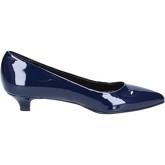 Chaussures escarpins Olga Rubini escarpins bleu cuir verni BX774