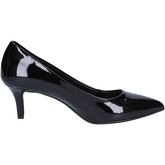 Chaussures escarpins Olga Rubini escarpins noir cuir verni BX781