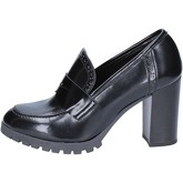 Chaussures Olga Rubini mocassins noir cuir BX879