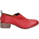 Chaussures Moma slip on rouge cuir BT147