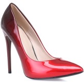 Chaussures escarpins La Modeuse Stilettos dégradé bordeaux et rouge