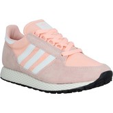 Chaussures adidas Forest Grove velours toile Femme Rose