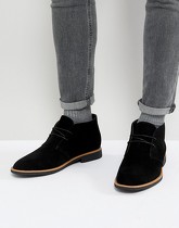 New Look - Desert boots en imitation daim - Noir - Noir