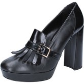 Chaussures escarpins Olga Rubini mocassins noir cuir BX845