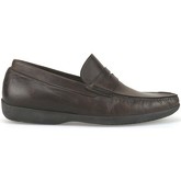 Chaussures Calpierre mocassins brun foncé cuir AJ369