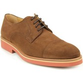Chaussures Bernuci derby velours rouille